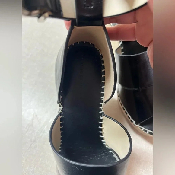 Zara basic black Alpargatas platforms sandals Size 37 - Picture 6 of 10